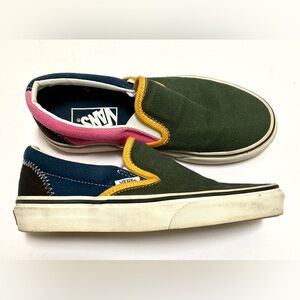 Vans Colorblock Canvas Slip-Ons Unisex M4/W5.5